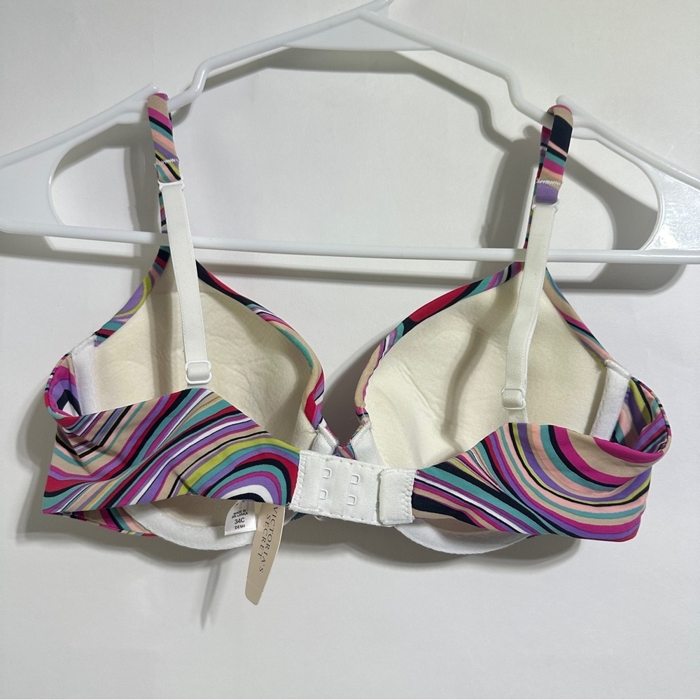 NWT body by Victoria IPEX multicolor swirl abstract bra 34C - Picture 2 of 4